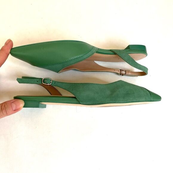 27 Edit Makenna Slingback Flat By Naturalizer 5.5 Green - Picture 5 of 10